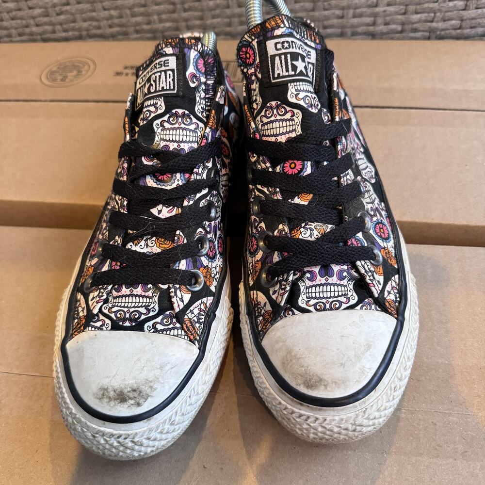 Converse Chuck Taylor All Star‎ Day of the Dead Low Top Shoes W7 M5 154893F - Picture 3 of 7